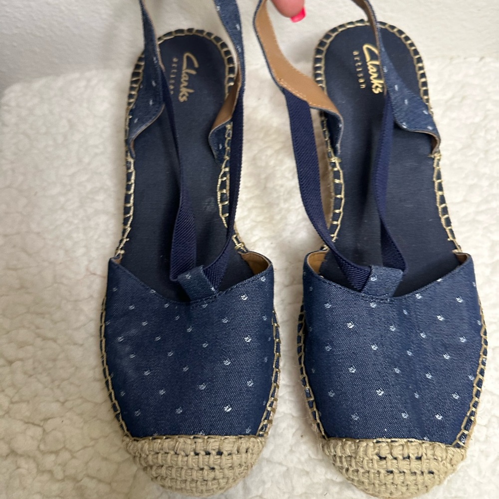 Clarks Artisan Espadrilles. Slightly Used.